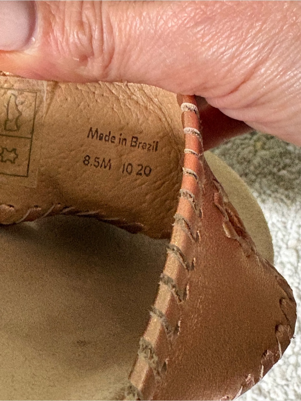 Jack Rogers Jacks Comfort Sandals in Rose Gold size 8.5 - Picture 7 of 8